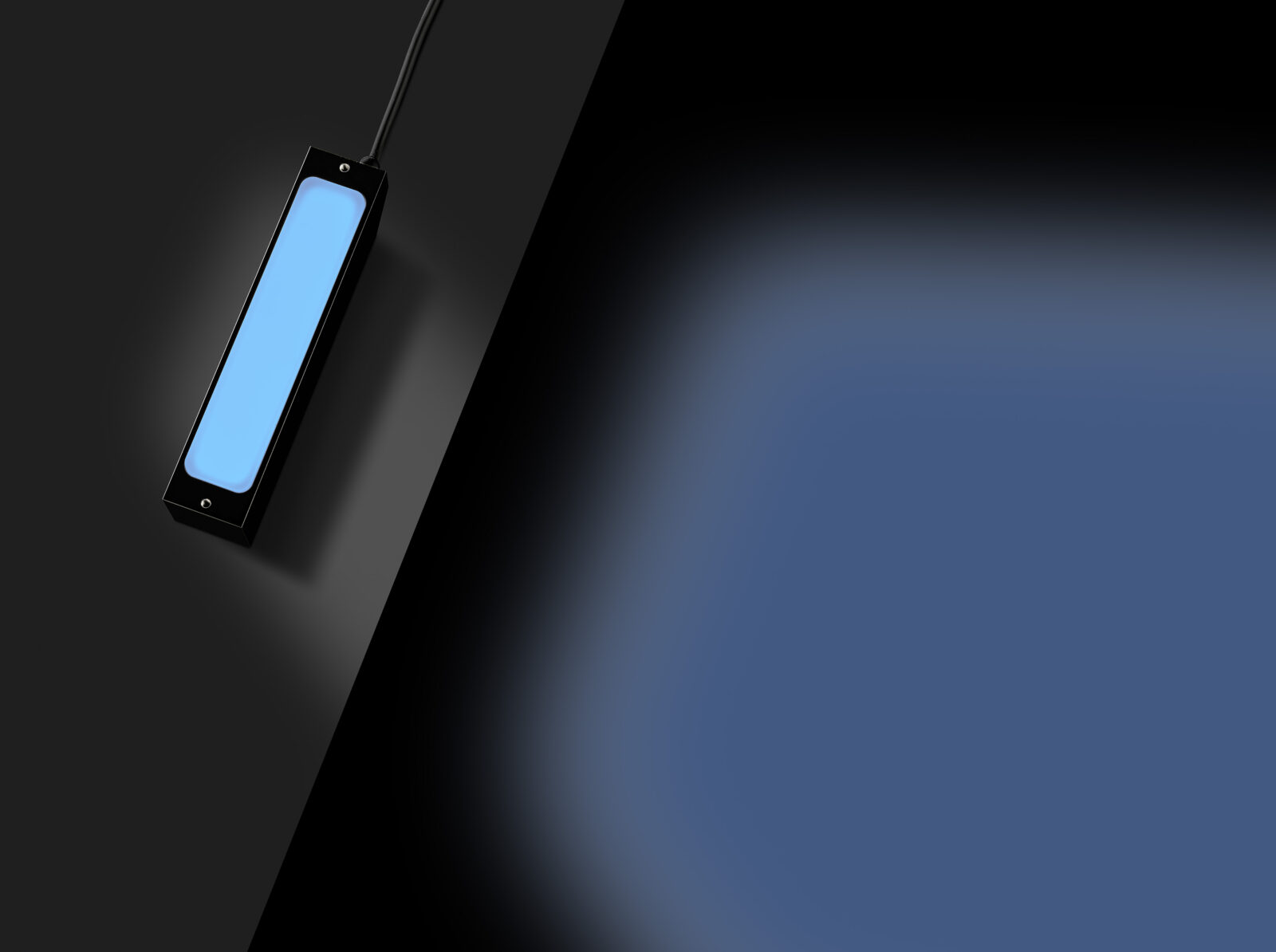 elitra LED-Maschinenleuchte mit blauem Statuslicht